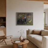 Donna con parasole nel giardino di Argenteuil — Casa scandinava