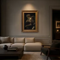 Saturno che divora i suoi figli — Interno di museo