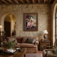 Signora in Rosa — Villa italiana