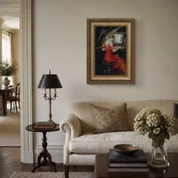 La signora in rosso — Villa italiana