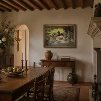 Colazione in Giardino — Villa italiana