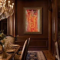 Università di Vienna dipinti a parete (Medicina), particolare ch — Sala da pranzo del castello