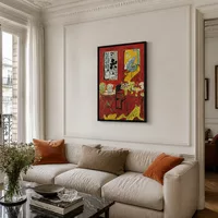 Grande interno rosso — Appartamento parigino