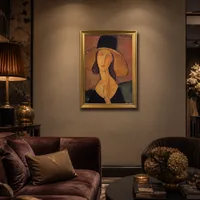 Ritratto di Jeanne Hébuterne in un grande cappello — Boutique hotel