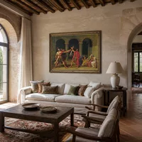 Il giuramento degli Orazi — Villa italiana