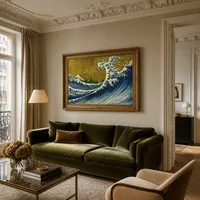 Una versione colorata del Big wave — Appartamento parigino