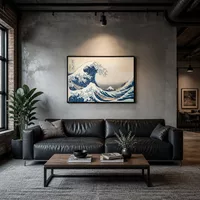 La grande onda di Kanagawa — Loft moderno
