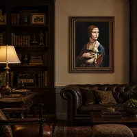 La Dama con l'ermellino (Cecilia Gallerani) — Biblioteca classica
