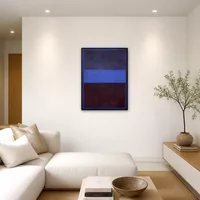 No.61 (ruggine e blu) — Galleria minimalista