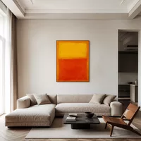 Arancione e giallo — Galleria minimalista