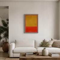 Ocra e rosso su Red — Casa scandinava