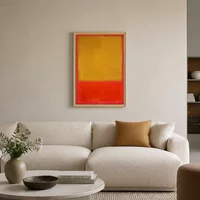 Ocra e rosso su Red — Residenza contemporanea