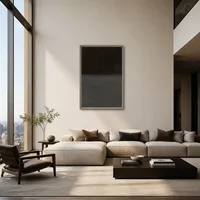 Untitled (marrone e grigio) — Attico di lusso