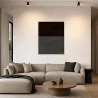 Untitled (marrone e grigio) — Galleria minimalista