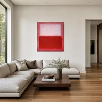 Bianco su rosso — Galleria minimalista