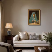 Vergine annunciata — Interno di museo