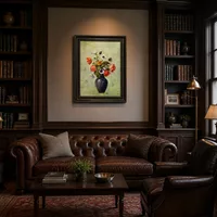 Anemoni e papaveri in un vaso — Biblioteca classica
