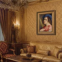 Autoritratto come un martire Femminile — Salone barocco