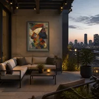 Composizione — Terrazza attico urbano