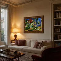 Paesaggio Mediterraneo — Appartamento parigino