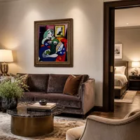 Donna con il libro — Boutique hotel