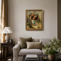 Rose e gelsomino in un vaso di Delft — Casa del collezionista