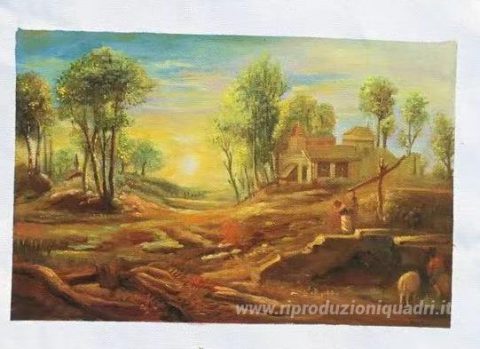 Questo dipinto, realizzato a mano dai nostri artisti