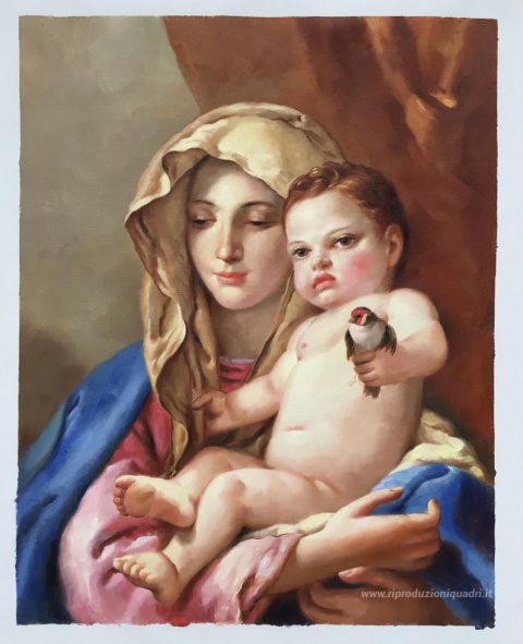 Questo dipinto, realizzato a mano dai nostri artisti