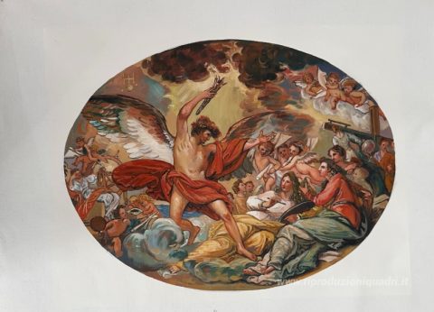 Questo dipinto, realizzato a mano dai nostri artisti