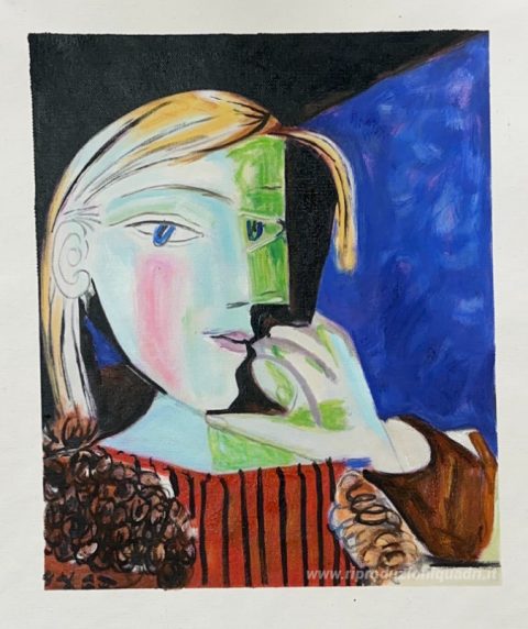 Questo dipinto, realizzato a mano dai nostri artisti
