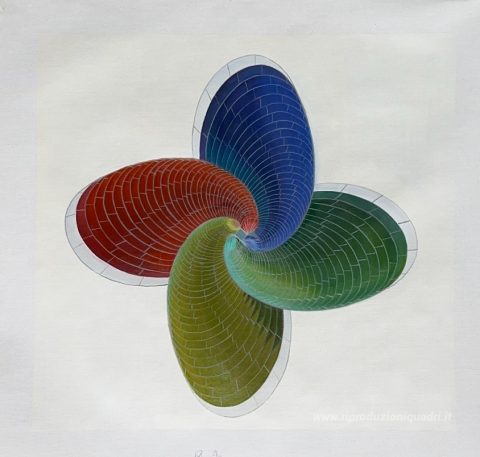 Questo dipinto, realizzato a mano dai nostri artisti