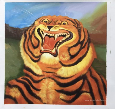 Questo dipinto, realizzato a mano dai nostri artisti