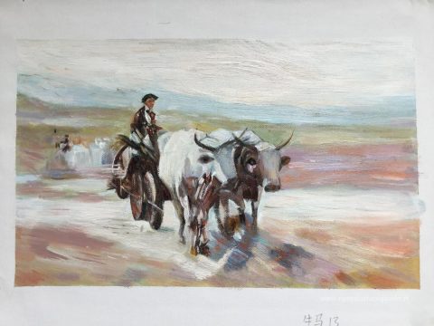 Questo dipinto, realizzato a mano dai nostri artisti