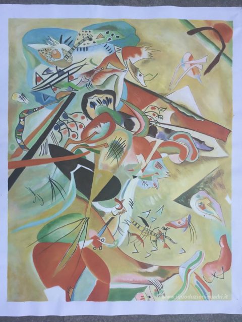Questo dipinto, realizzato a mano dai nostri artisti