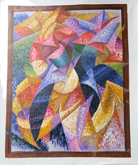 Questo dipinto, realizzato a mano dai nostri artisti