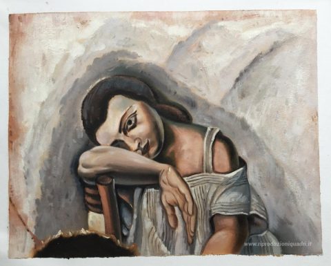 Questo dipinto, realizzato a mano dai nostri artisti