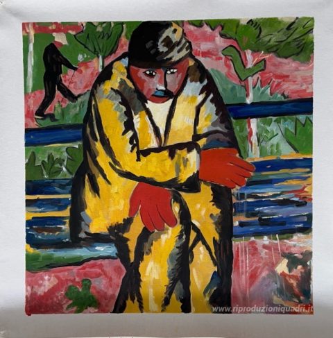 Questo dipinto, realizzato a mano dai nostri artisti
