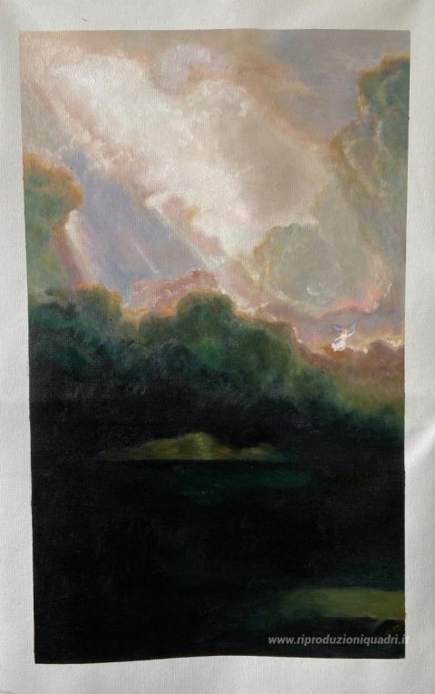 Questo dipinto, realizzato a mano dai nostri artisti