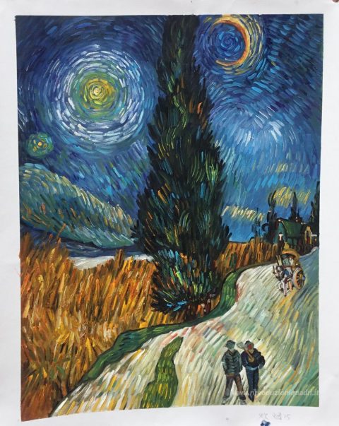 Questo dipinto, realizzato a mano dai nostri artisti
