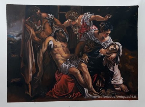 Questo dipinto, realizzato a mano dai nostri artisti