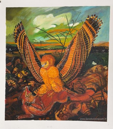 Questo dipinto, realizzato a mano dai nostri artisti