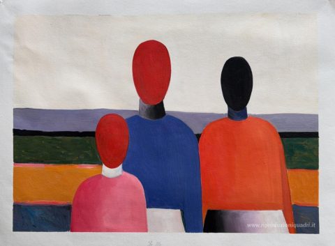 Questo dipinto, realizzato a mano dai nostri artisti