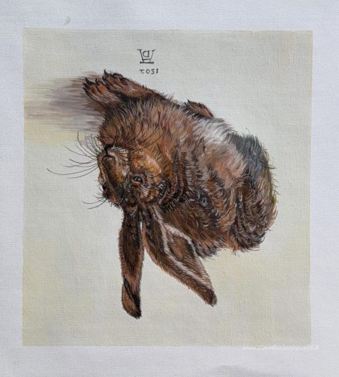 Questo dipinto, realizzato a mano dai nostri artisti