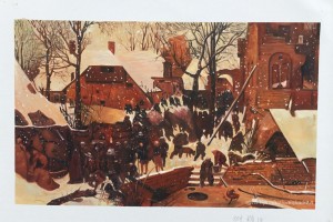 L'Adorazione dei Magi nella neve