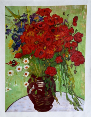 Papaveri rossi e margherite