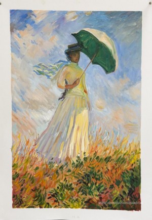 Donna con parasole, di fronte a destra (anche conosciuto come St