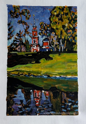 Okhtyrka. Chiesa Rossa.