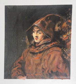 Titus van Rijn in una abitudine Monk `s