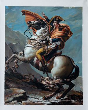 Napoleone attraversando le Alpi al San Bernardo, 20 Maggio 1800