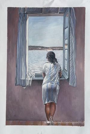 Figura in una finestra